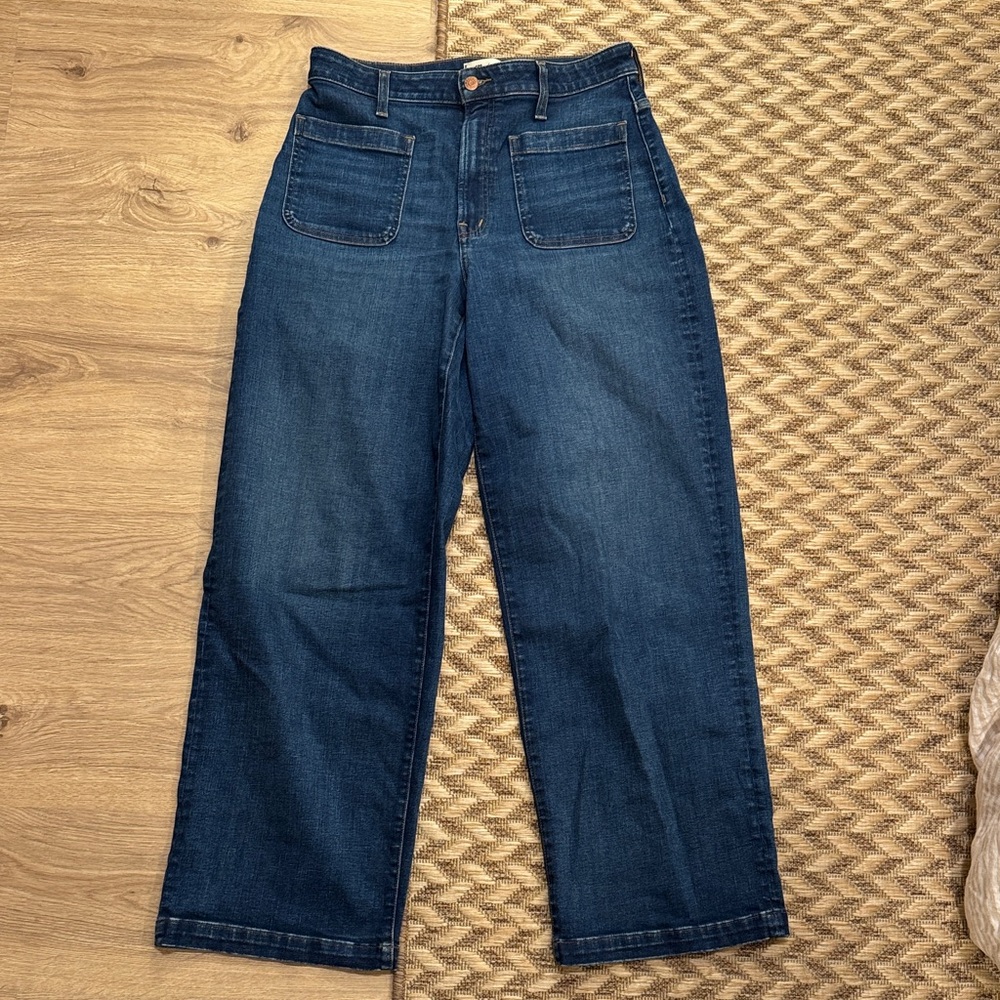 Madewell Curvy Emmett Wide Leg Jean